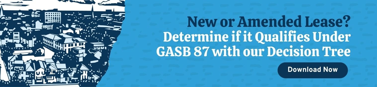 Determine if your lease qualifies under GASB 87